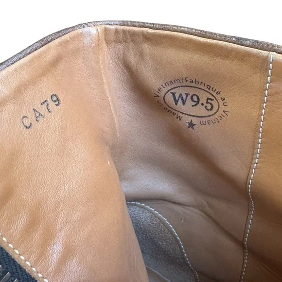 John Fluevog Passage Preet Brown Leather Ankle Boots - Picture 8 of 8